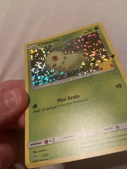 Chikorita 2/25 NM Mint 25th Anniversary McDonald's Promo Holofoil Rare Holo Card - Image 2