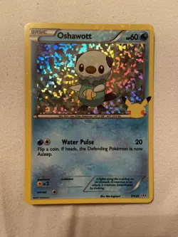Pokemon TCG 25th Anniversary McDonalds Promo Card - Oshawott 21/25 Holo 2021 - Image 1