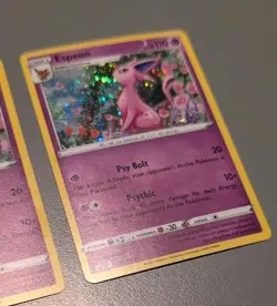 2-Pokemon Espeon-Cosmos-SWSH174 Black Star Promo-Holo-2 Card Lot-Super Nice - Image 2