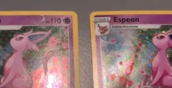 2-Pokemon Espeon-Cosmos-SWSH174 Black Star Promo-Holo-2 Card Lot-Super Nice - Image 5