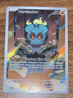 POKEMON TCG Mega Evolutions MARSHADOW IR Illustration Rare Card 146/132 *Pikachu - Image 1