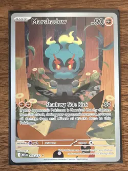 POKEMON TCG Mega Evolutions MARSHADOW IR Illustration Rare Card 146/132 *Pikachu - Image 4
