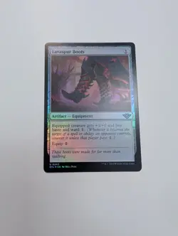 MTG - Lavaspur Boots (Foil) - Outlaws of Thunder Junction NM/M Condition - Image 1
