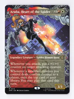 Arana, Heart of the Spider (Borderless) 0213 (R) MTG Marvel's Spider-Man (SPM) - Image 1