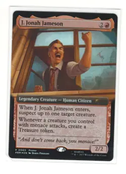 MTG - J. Jonah Jameson - (Extended Art) - Magic Con 2025 PROMO #0003 FOIL - Image 1