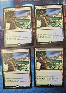 4 X Yavimaya Coast Magic Origins Regular - Image 1