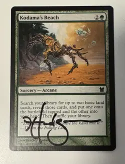 Kodama's Reach Modern Masters Regular - NM - Signed - Ship Without Tracking - Image 1