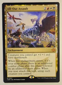 MTG - All-Out Assault - TDM 0167 - Tarkir Dragonstorm - Mythic - Magic - Image 1