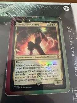 New Sealed Magic The Gathering Final Fantasy Commander Kit Limit Break Cloud - Image 2