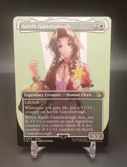 Aerith Gainsborough #374 (Borderless) FFVII- Regular Rare- NM Condition - Image 1
