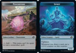 [1x] Powerstone Token // Spirit Token Double-Sided Token - Foil Near Mint, Engli - Image 1