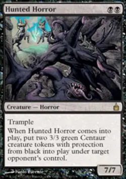 1x Hunted Horror Heavy Play MTG Magic - Kid Icarus - - Image 1