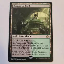 Magic the Gathering - Overgrown Tomb - Guilds of Ravnica - LP (Lightly Played) - Image 1