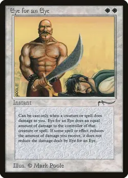 Eye for an Eye Arabian Nights HP MTG - Image 1