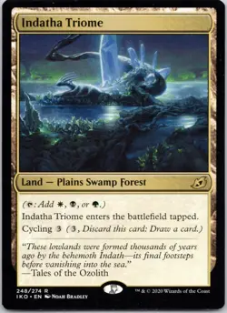 Indatha Triome 248 Ikoria: Lair of Behemoths Lightly Played MTG - Image 1