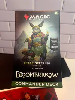 Magic: The Gathering MTG BloomBurrow Commander Deck - Peace Offering - OPENED - Image 1