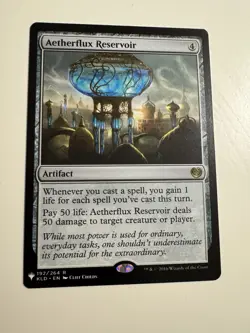 Magic the Gathering: Aetherflux Reservoir. Regular. NM - Image 2