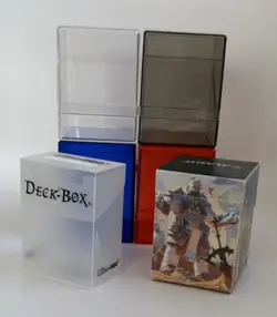 Lot Of 6 - MTG Plastic Commander Deck Boxes Ultra Pro Tournament Ready Dboxes - Image 1