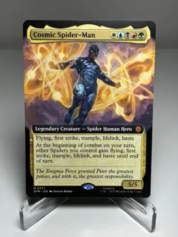 2025 MTG Cosmic Spider-Man (Extended Art) Marvel's Spider-Man Regular - Image 1