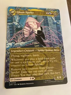 Gwen Stacy (0209) (Borderless) Marvel's Spider-Man Regular Mtg NM - Image 2