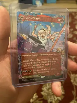 Gwen Stacy (0209) (Borderless) Marvel's Spider-Man Regular Mtg NM - Image 3