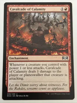 MTG Ravnica Allegiance Cavalcade of Calamity 095/259 NM - Image 1