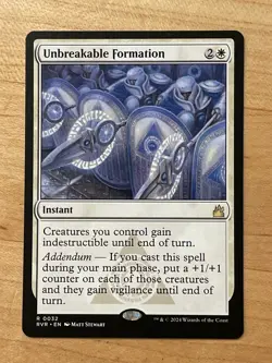 MTG NM Unbreakable Formation [Ravnica Remastered] - Image 1
