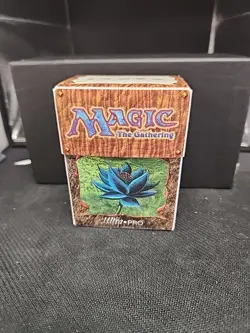Vintage Magic The Gathering Black Lotus Deck Box And 80 Card Sleeves Mtg - Image 1