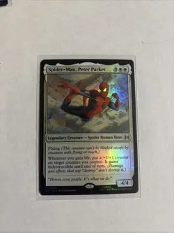 Magic: The Gathering Spider-Man: Spider-Man, Peter Parker Foil #4 - Image 1