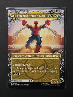 MTG Marvel's Spiderman Peter Parker M (0208) (Borderless) Non-foil - Image 2