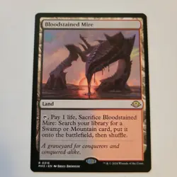 Magic the Gathering - Bloodstained Mire - Modern Horizons 3 - NM (Near Mint) - Image 1