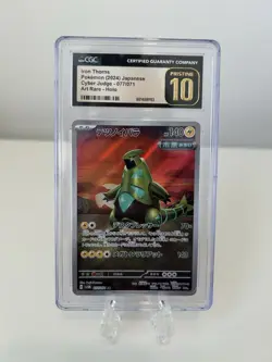 2024 Iron Thorns Pokemon Japanese Art Rare Holo CGC Pristine 10 - Image 1