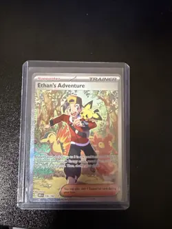 Pokemon TCG - Ethan’s Adventure SIR 236/182 Destined Rivals Near Mint Clean - Image 1