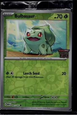 Pokemon TCG Bulbasaur 001/165 Best Buy Exclusive Promo Sealed NM - Image 1
