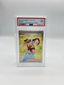 2024 Pokemon TWM En-Twilight Masquerade Special Illustration Rare Perrin PSA 9 - Image 1