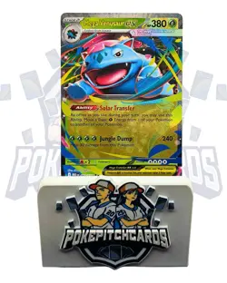 Mega Venusaur ex 003/132 Me01: Mega Evolution Holo Free Shipping Pokemon NM - Image 1