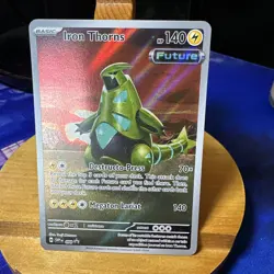 Pokemon Iron Thorns 098 Illustration Rare Holo Black Star Promo SVP NM - Image 1