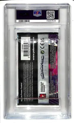 2021 Pokemon Int'l SWSH Chilling Reign F/P Galarian Moltres Sealed Pack PSA 8 NM - Image 2
