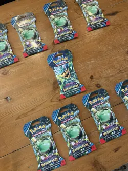 Pokemon TCG SEALED Twilight Masquerade Sleeved Booster Packs Lot Of 9 - Image 2