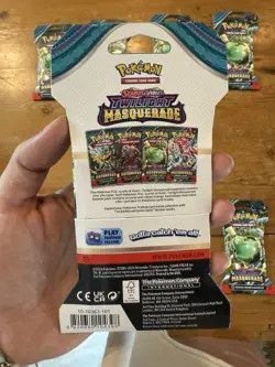 Pokemon TCG SEALED Twilight Masquerade Sleeved Booster Packs Lot Of 9 - Image 3