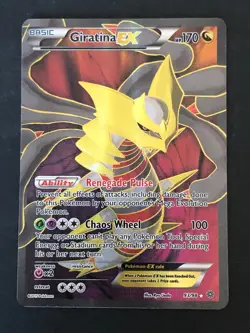 2015 POKEMON XY ANCIENT ORIGINS #93/98 GIRATINA EX ULTRA RARE LP - Image 1