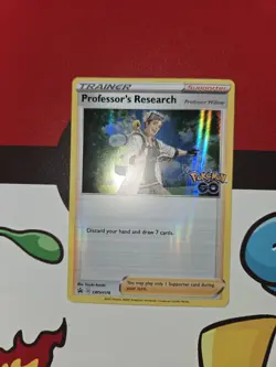 Professor's Research SWSH178 Pokemon GO Black Star Promos Holo 2022 TCG LP - Image 1