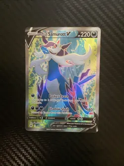Hisuian Samurott V - 176/189 - Astral Radiance - Pokemon TCG - NM - Full Art - Image 1