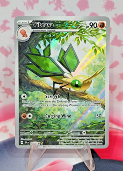 Vibrava 206/191 Surging Sparks SSP Illustration Rare Pokemon TCG NM - Image 1