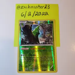 METAPOD - 4/83 - XY GENERATIONS - Reverse Holo - Pokemon TCG - (PB1) - Image 1