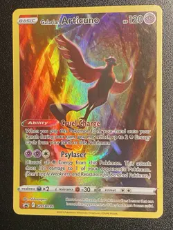 Galarian Articuno FA SWSH282 Pokemon TCG SWSH Full Art Black Star Promo - Image 1
