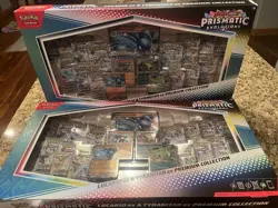 LOT OF 2 Pokemon Prismatic Lucario Ex Tyranitar Ex Premium Collection Sams Club - Image 1