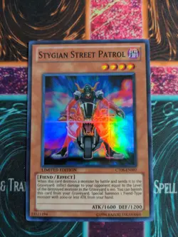 Yu-Gi-Oh! Stygian Street Patrol CT08-EN007 Limited Super Rare NM - Image 1