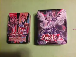 Yu-Gi-Oh! TCG Lot of 2 Empty Tins Premium Collection & Galaxy Photon Dragon - Image 1