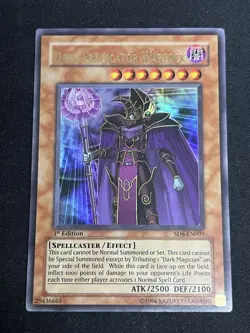 Yu-Gi-Oh! TCG 1st Edition Holo Ultra Rare Dark Eradicator Warlock Near Mint - Image 1